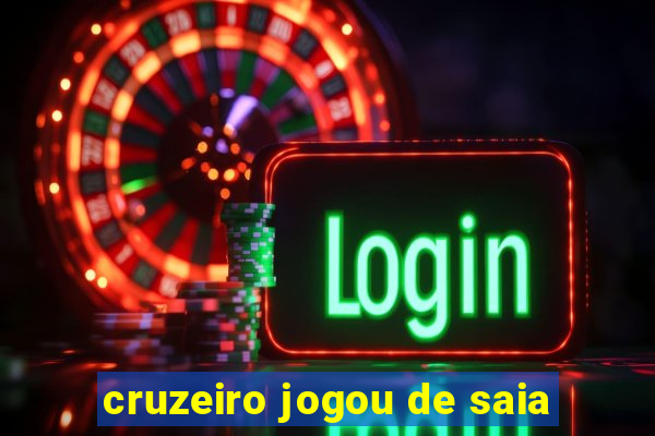 cruzeiro jogou de saia